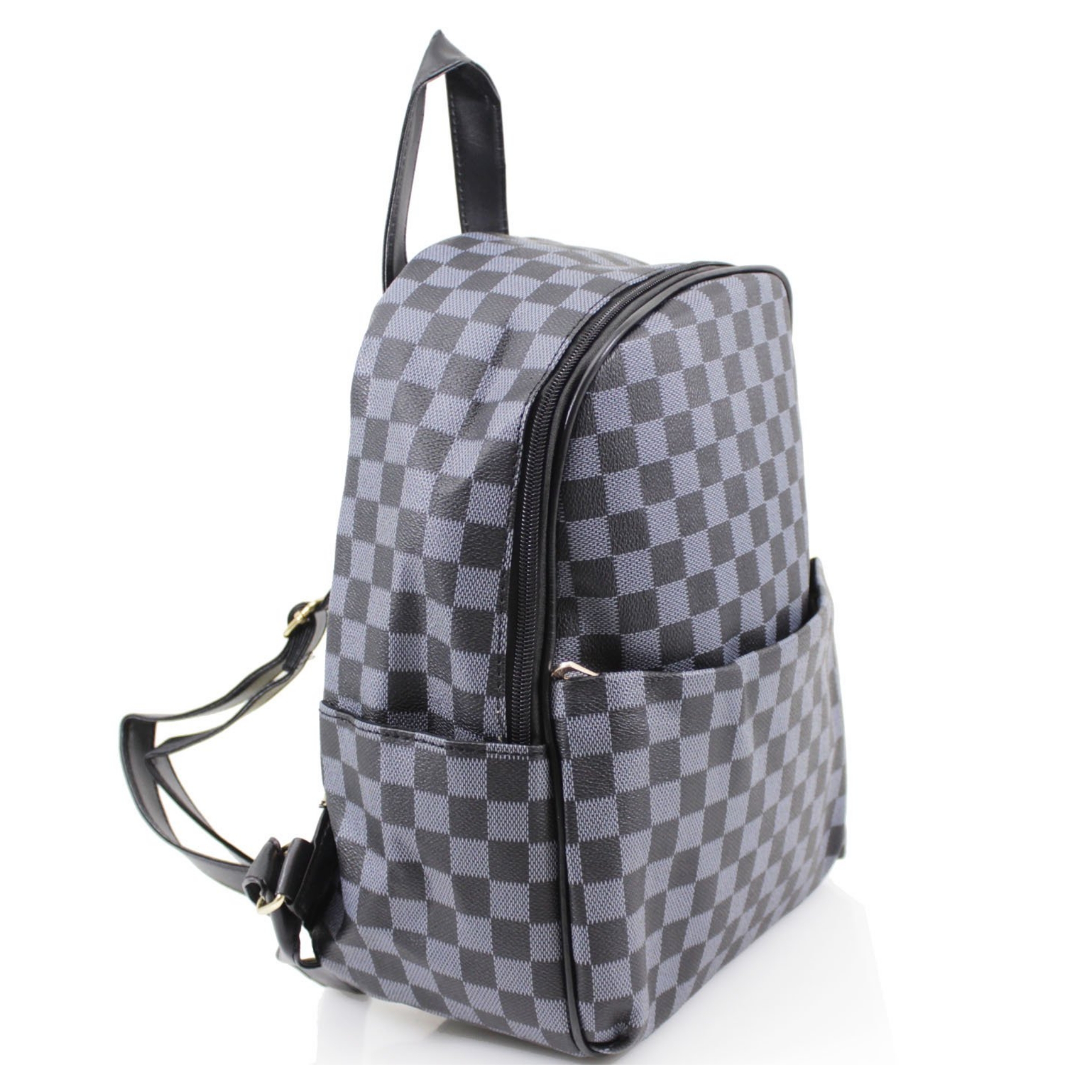 XJ21 Checkered Backpack Jamie Handbags