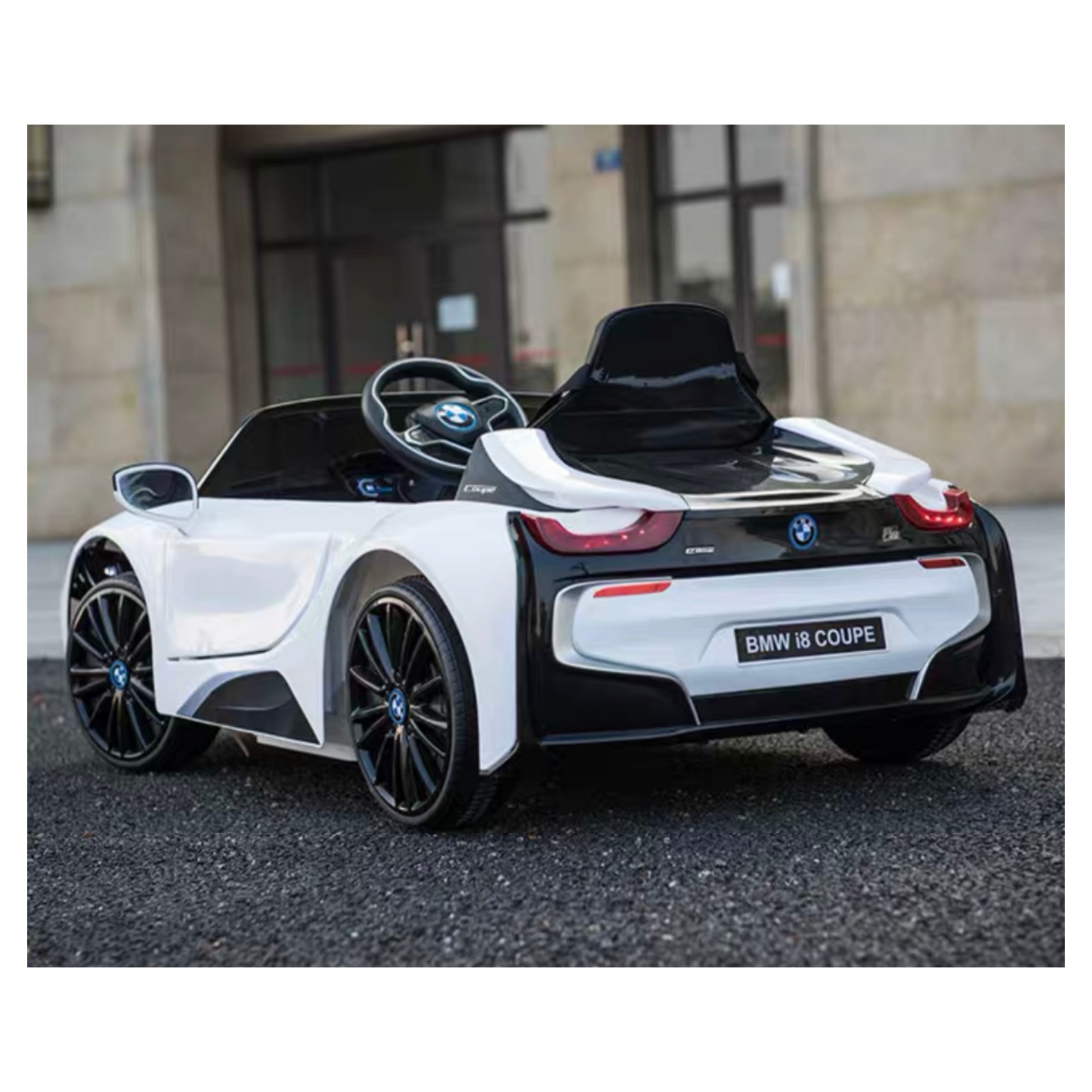 Kids BMW Licensed I8 Ride on Car 12V Battery Remote Control Door Open