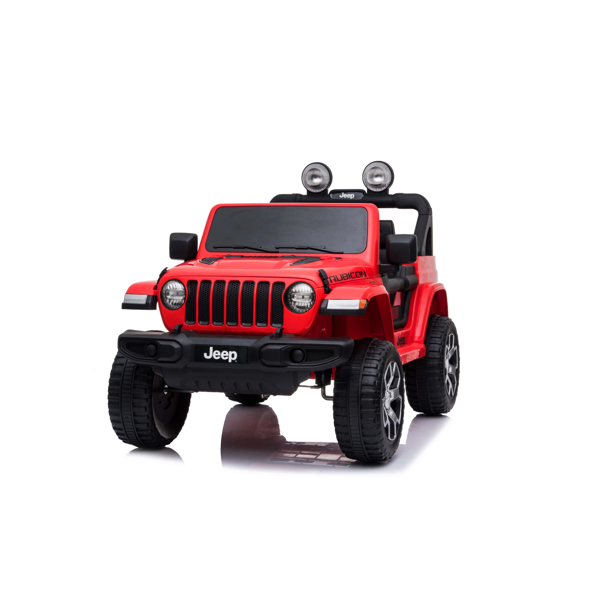 Kids 12V Electric Ride On Car Official Jeep Wrangler Rubicon 2.4G